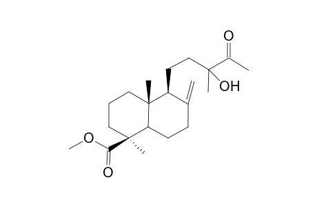Methyl 13-hydroxy-14-oxo-labd-8(17)-en-19-oate