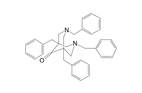 1,3,5,7-Tetra(phenylmethyl)-3,7-diazabicyclo[3,3,1]-nonan-9-one