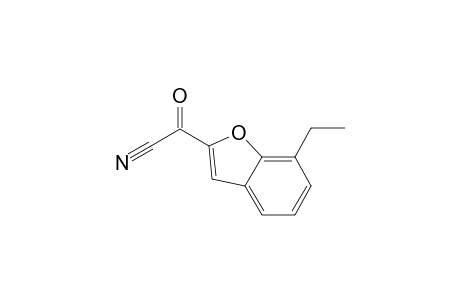 2-Benzofuranacetonitrile, 7-ethyl-.alpha.-oxo-