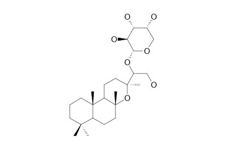 15-HYDROXY-13-EPI-MANOYLOXIDE-14-O-ALPHA-L-ARABINOPYRANOSIDE;TARAPACOL-14-O-ALPHA-L-ARABINOPYRANOSIDE