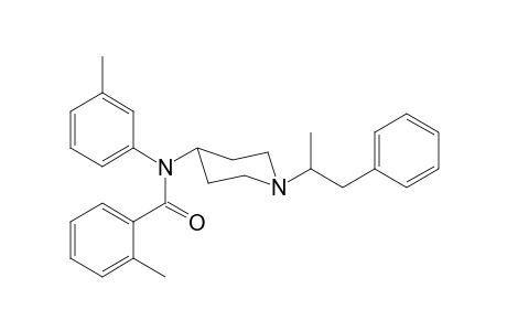 N-3-Methylphenyl-N-[1-(1-phenylpropan-2-yl)piperidin-4-yl]-2-methylbenzamide