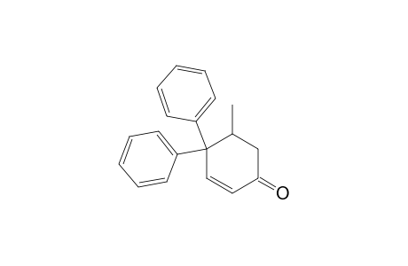 5-Methyl-4,4-diphenyl-1-cyclohex-2-enone