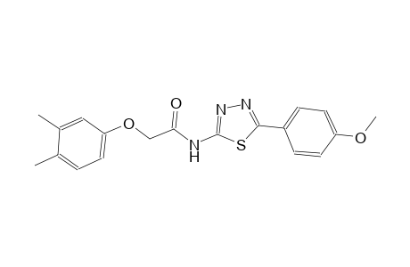2-(3,4-dimethylphenoxy)-N-[5-(4-methoxyphenyl)-1,3,4-thiadiazol-2-yl]acetamide