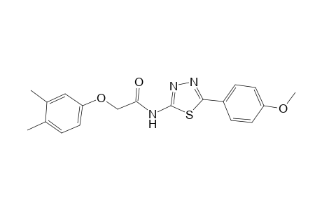 2-(3,4-dimethylphenoxy)-N-[5-(4-methoxyphenyl)-1,3,4-thiadiazol-2-yl]acetamide