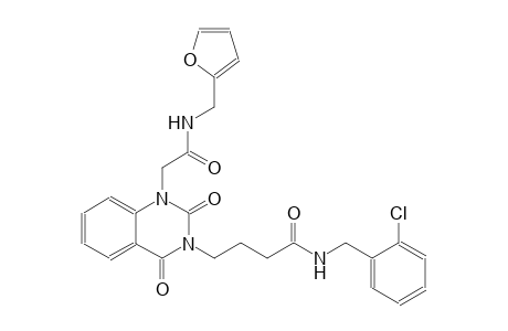 N-(2-chlorobenzyl)-4-(1-{2-[(2-furylmethyl)amino]-2-oxoethyl}-2,4-dioxo-1,4-dihydro-3(2H)-quinazolinyl)butanamide