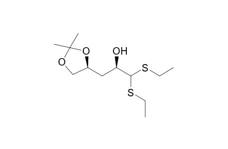 (2R)-3-Deoxy-4,5-O-isopropylidene-D-glyceropentose diethyldithioacetal