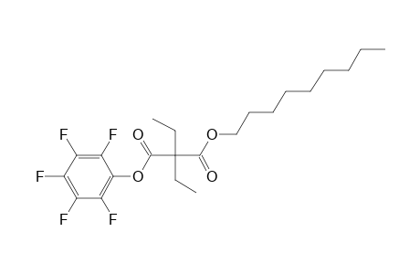 Diethylmalonic acid, nonyl pentafluorophenyl ester