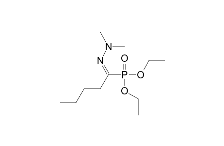 N-[1-(O,O-Diethylphosphonato)pentylidene]-N',N'-dimethylhydrazone
