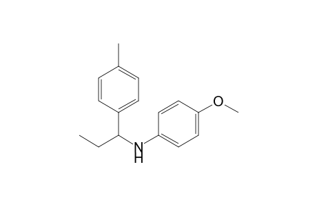 N-(4-Methoxyphenyl)-N-[1-(4-methylphenyl)propyl]amine