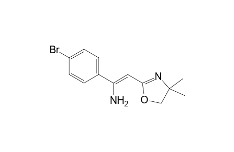 (Z)-1-(4-bromophenyl)-2-(4,4-dimethyl-5H-1,3-oxazol-2-yl)ethenamine