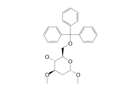 METHYL-2-DEOXY-3-O-METHYL-6-O-TRIPHENYLMETHYL-ALPHA-D-ARABINO-HEXAPYRANOSIDE