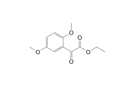 2-(2,5-dimethoxyphenyl)-2-keto-acetic acid ethyl ester