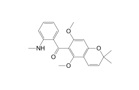 Methanone, (5,7-dimethoxy-2,2-dimethyl-2H-1-benzopyran-6-yl)[2-(methylamino)phenyl]-