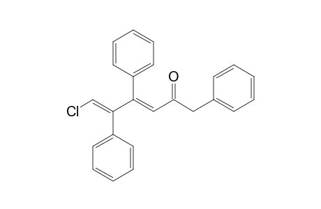 1-Chloro-2,3,6-triphenylhexa-1,3-dien-5-one