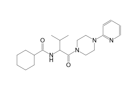 N-(2-methyl-1-{[4-(2-pyridinyl)-1-piperazinyl]carbonyl}propyl)cyclohexanecarboxamide