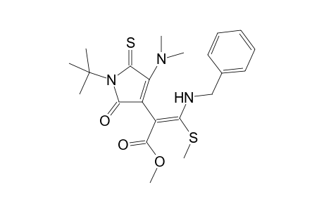 4-[.beta.-(Benzylamino)-.alpha.-(methoxycarbonyl)-.beta.-(methylthio)vinyl]-1-tert-butyl-3-(dimethylamino)-2-thiomaleimide