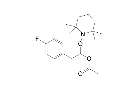 Acetic acid 2-(4-fluoro-phenyl)-1-(2,2,6,6-tetramethyl-piperidin-1-yloxy)-ethyl ester