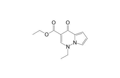 ETHYL-1-ETHYL-1,4-DIHYDRO-4-OXOPYRROLO-[1,2-B]-PYRIDAZINE-3-CARBOXYLATE
