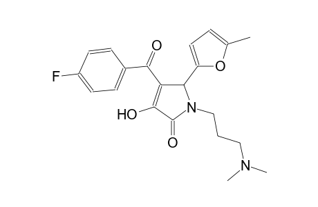 2H-pyrrol-2-one, 1-[3-(dimethylamino)propyl]-4-(4-fluorobenzoyl)-1,5-dihydro-3-hydroxy-5-(5-methyl-2-furanyl)-