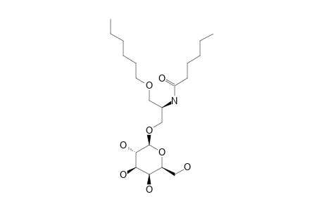 2-DEOXY-3-O-BETA-D-GALACTOPYRANOSYL-2-HEXANAMIDO-1-O-HEXYL-SN-GLYCEROL