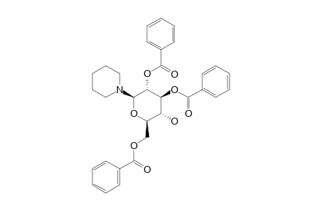 N-(2,3,6-TRI-O-BENZOYL-BETA-D-GLUCOPYRANOSYL)-PIPERIDINE