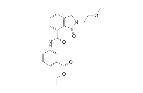 ethyl 3-({[2-(2-methoxyethyl)-3-oxo-2,3-dihydro-1H-isoindol-4-yl]carbonyl}amino)benzoate