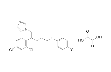 1-[5-(p-chlorophenoxy)-2-(2,4-dichlorophenyl)pentyl]imidazole, oxalate(1:1)