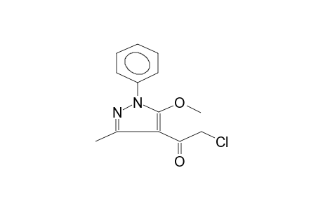 1-PHENYL-3-METHYL-4-CHLOROACETYL-5-METHOXYPYRAZOLE