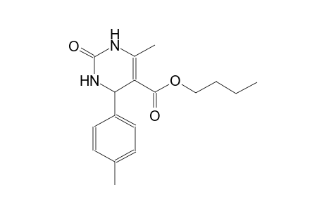 5-pyrimidinecarboxylic acid, 1,2,3,4-tetrahydro-6-methyl-4-(4-methylphenyl)-2-oxo-, butyl ester