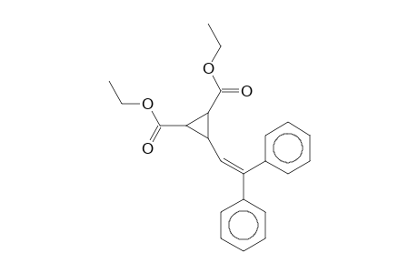 Cyclopropane-1,2-dicarboxylic acid, 3-(2,2-diphenylethenyl)-, diethyl ester