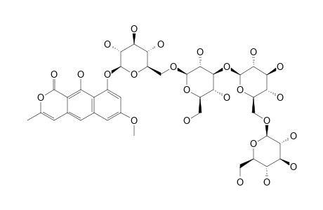 CASSIASIDE-C2;TORALACTONE-9-O-BETA-D-GLUCOPYRANOSYL-(1->6)-O-BETA-D-GLUCOPYRANOSYL-(1->3)-O-BETA-D-GLUCOPYRANOSYL-(1->6)-O-BETA-D-GLUCOPYRANOSIDE