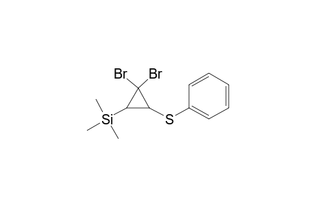 1,1-Dibromo-2-(phenylthio)-3-(trimethylsilyl)cyclopropane