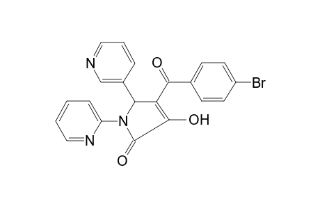 4-(4-Bromo-benzoyl)-3-hydroxy-5-pyridin-3-yl-1-pyridin-2-yl-1,5-dihydro-pyrrol-2-one