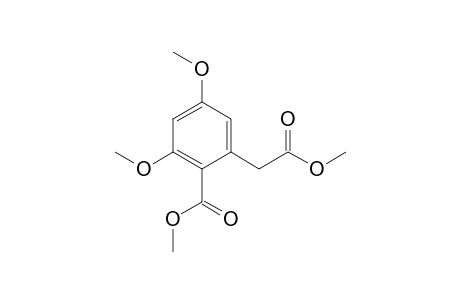 2,4-Dimethoxy-6-(2-methoxy-2-oxoethyl)benzoic acid methyl ester