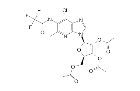2,2,2-TRIFLUORO-N-[7-CHLORO-5-METHYL-3-(2,3,5-TRI-O-ACETYL-BETA-D-RIBOFURANOSYL)-3H-IMIDAZO-[4,5-B]-PYRIDIN-6-YL]-ACETAMIDE