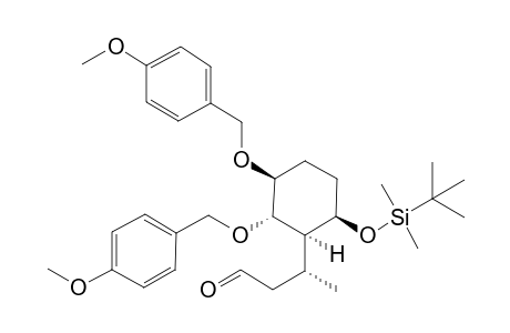 (3R)-3-[(1S,2S,3S,6R)-6-[tert-butyl(dimethyl)silyl]oxy-2,3-bis(p-anisyloxy)cyclohexyl]butyraldehyde