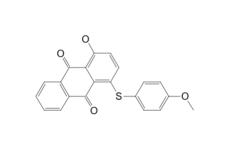 1-(4-Methoxyphenyl)sulfanyl-4-oxidanyl-anthracene-9,10-dione