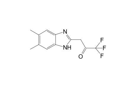 5,6-Dimethyl-2-(1,1,1-trifluoroacetonyl)benzimidazole
