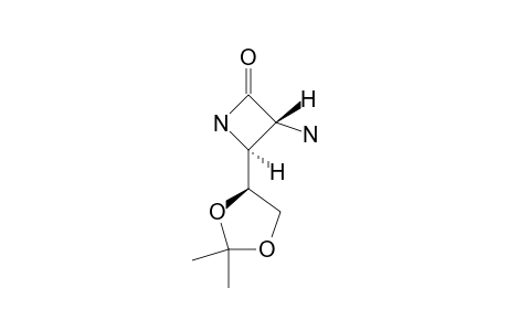 CIS-(3S,4S)-3-AMINO-4-[(1'S)-1',2'-O-ISOPROPYLIDENEETHYL]-2-AZETIDINONE