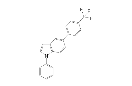 1-Phenyl-5-(4-(trifluoromethyl)phenyl)-1H-indole