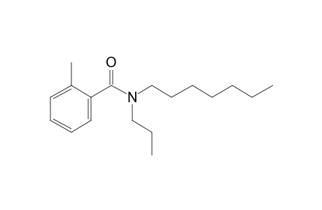 Benzamide, 2-methyl-N-propyl-N-heptyl-