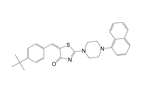 (5E)-5-(4-tert-butylbenzylidene)-2-[4-(1-naphthyl)-1-piperazinyl]-1,3-thiazol-4(5H)-one
