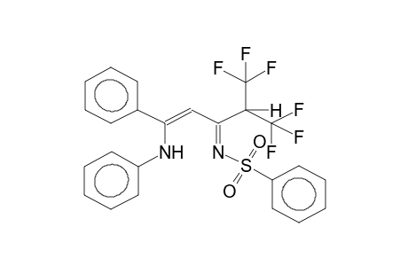 1-PHENYL-1-PHENYLAMINO-3-BENZENESULPHONYLIMINO-4-TRIFLUOROMETHYL-5,5,5-TRIFLUOROPENTEN-1