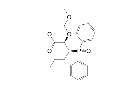 METHYL-(2R*,3R*)-3-DIPHENYLPHOSPHINOYL-METHOXYMETHOXYHEPTANOATE