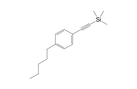 Trimethyl((4-pentylphenyl)ethynyl)silane