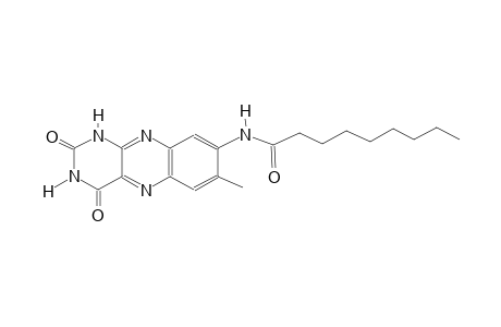 N-(7-methyl-2,4-dioxo-1,2,3,4-tetrahydrobenzo[g]pteridin-8-yl)nonanamide