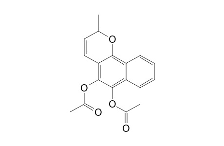 2H-Naphtho[1,2-b]pyran-5,6-diol, 2-methyl-, diacetate