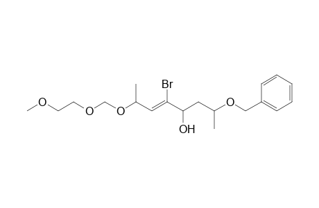 5-Bromo-2-benzyloxy-7-[(2'-methoxyethoxy)methoxy]-5-octen-4-ol