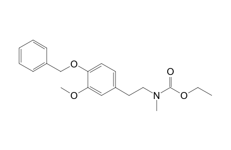 Ethyl N-[2-(3-methoxy-4-phenylmethoxy-phenyl)ethyl]-N-methyl-carbamate