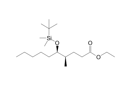 (4R,5R)-5-(tert-Butyldimethylsilyloxy)-4-methyldecanoic acid Ethyl ester
